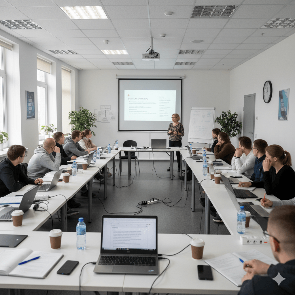 Salle de classe style professionnel